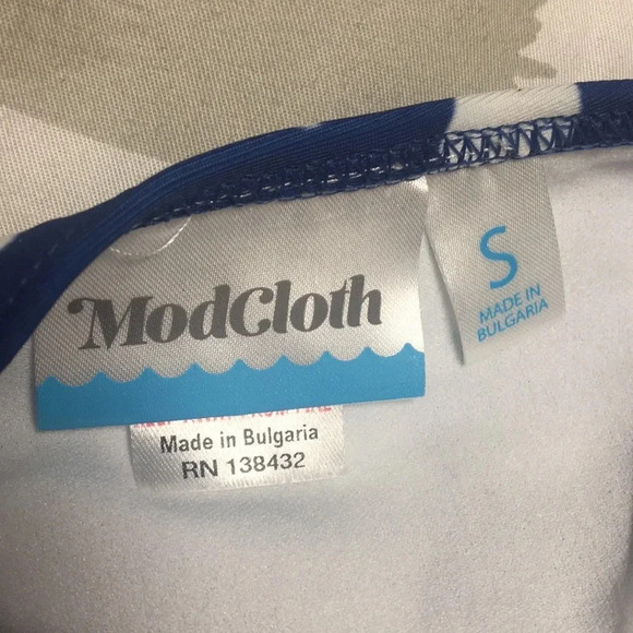 Modcloth‎ polkadot one piece swimsuit NEW - Picture 8 of 9